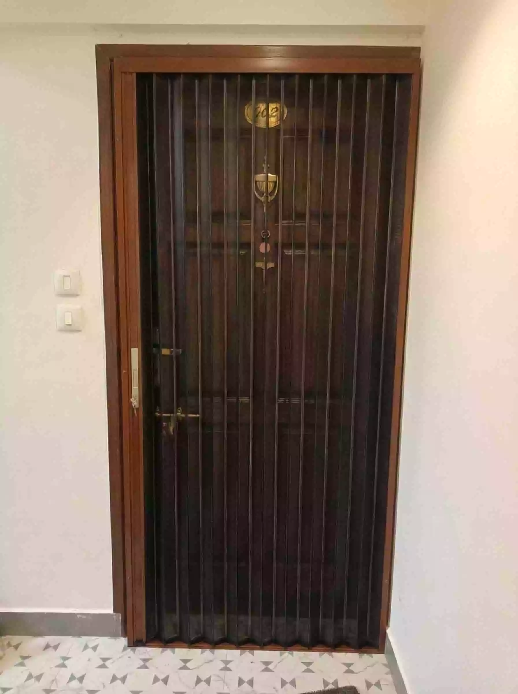 Pleated Mesh for Doors